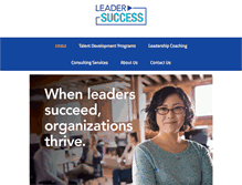 Tablet Screenshot of leadersuccess.com